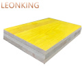 500 mm x 3000 mm 27 mm 3 capas Panel de encofrado amarillo / Paneles de encofrado tipo Doka Encofrado de hormigón Patio LEONKING Fenólico WBP